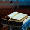 Bible on the pulpit