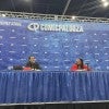 Stanford Carpenter and Sakena Young-Scaggs at the 2024 Comicpalooza.