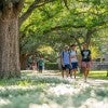 students on campus
