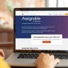website on a computer screen 