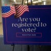 Voting sign