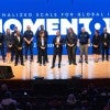 Leadership on stage during strat plan