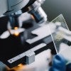 stock image of microscope
