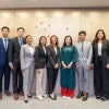 Rice graduate student Tawan “Pop” Kiratiwongwan poses for a photo with other Quad Fellows.