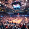 Basketball arena