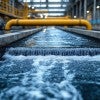Stock photo of water in industrial setting