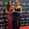 Elizabeth Hordge-Freeman (left) and Tabria Snowden (right), co-directors of Journey Towards Justice at the International Black & Diversity Film Festival in Ontario, Canada.