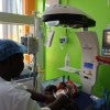 A healthcare worker in Kenya