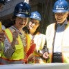 2025 topping out ceremony for Chao and Lovett colleges.