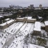 Snow day in Houston January 2025 