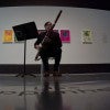 Bassoonist performing during New Art / New Music