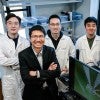 Yong Lin Kong and members of his team standing in his lab
