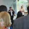 Alexander Regier, David Alexander at launch of the Space Humanities Initiative 