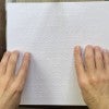 Robert Englebreston reading braille.  