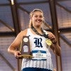 Mckyla Van der Westhuizen jumped from third to first to be crowned a National Champion in the javelin, joining a list of all-time elite athletes for Rice women's track and field Thursday evening at the 2026 NCAA Outdoor Championships in Eugene, Oregon. 