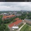 A view of Rice's campus from the perspective of its immersive virtual campus tour website, launched in June 2026. 