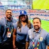 From left: Brandon Nimmers, Chaundra Frank and Joshua Obregon 