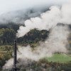 stock image of smoke from power plant