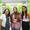 From left to right, Sibani Lisa Biswal, Zina Deriche and Stavroula Alina Kampouri 