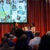Kimberlé Crenshaw, left, speaks with Rice sociologist Elizabeth Hordge-Freeman during a Sept. 14 event hosted by the Department of Sociology. Their conversation explored the experiences that shaped Crenshaw’s scholarship, including her groundbreaking work on critical race theory and intersectionality. 